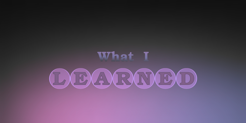 Cover image for What I learned new this week (week 15)